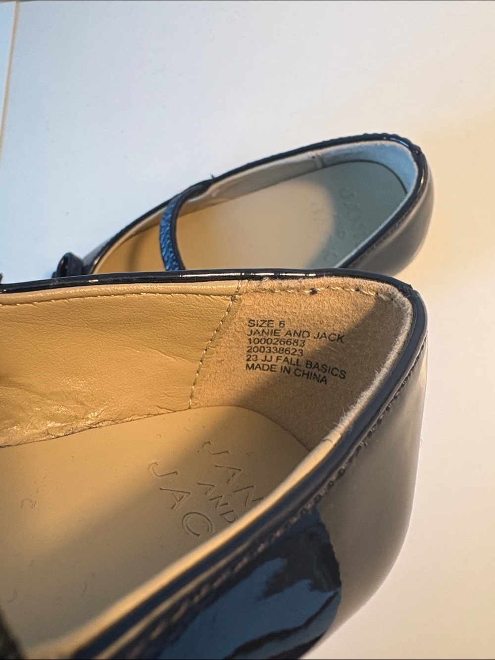 Janie & Jack navy ballet flats - Picture 6 of 6